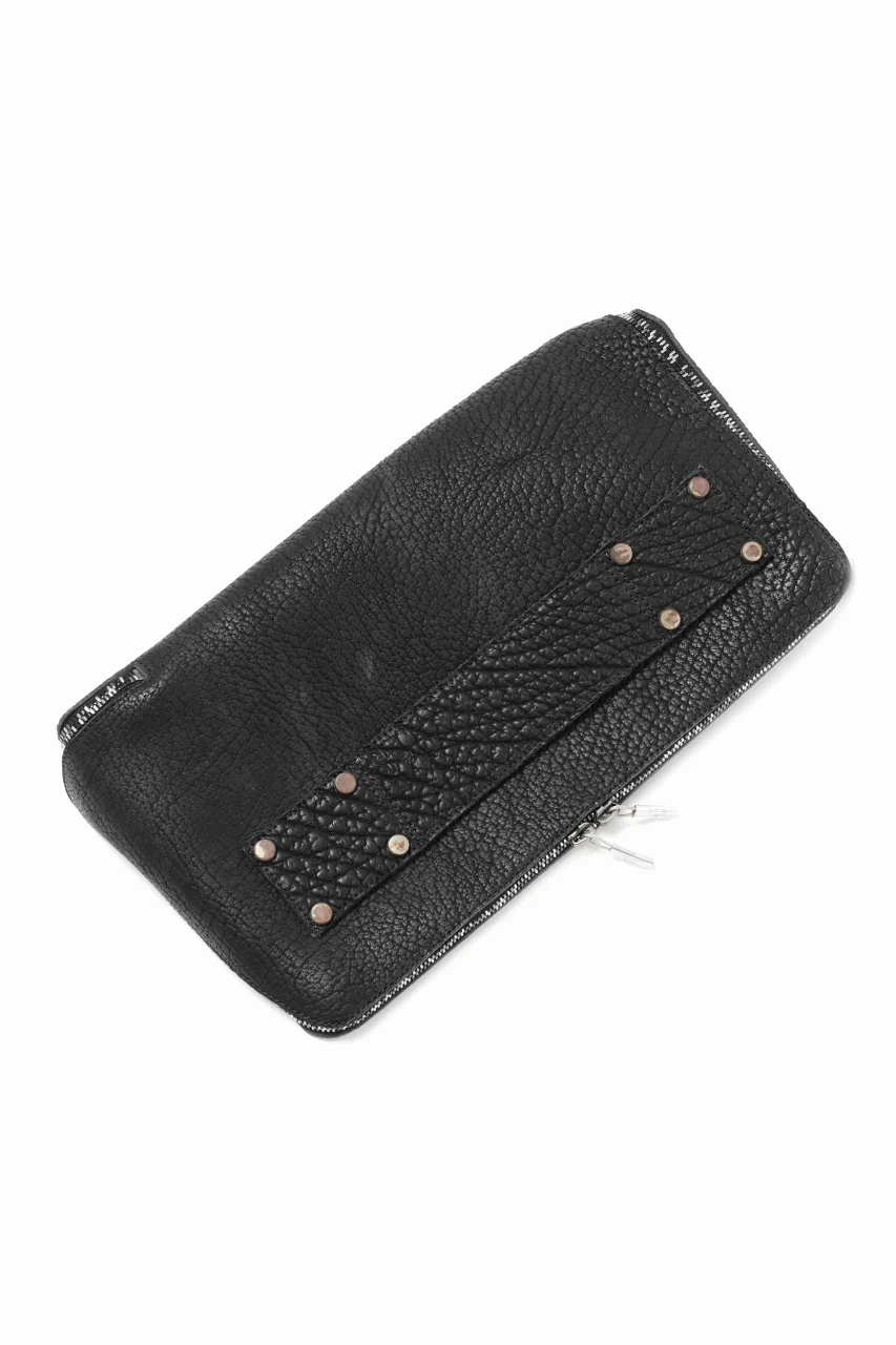 ierib onepiece clutch-bag / Rough Bull (BLACK) - Image 4