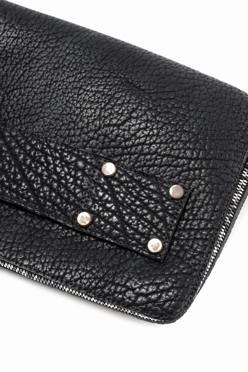 ierib onepiece clutch-bag / Rough Bull (BLACK) - Image 8