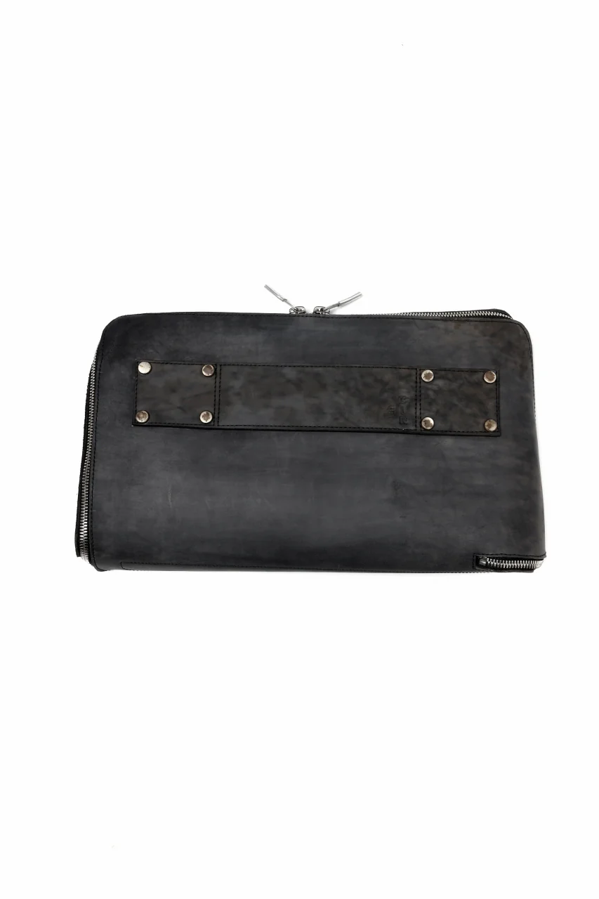 ierib onepiece clutch-bag / Shell Cordovan (MARBLE GREY #A)