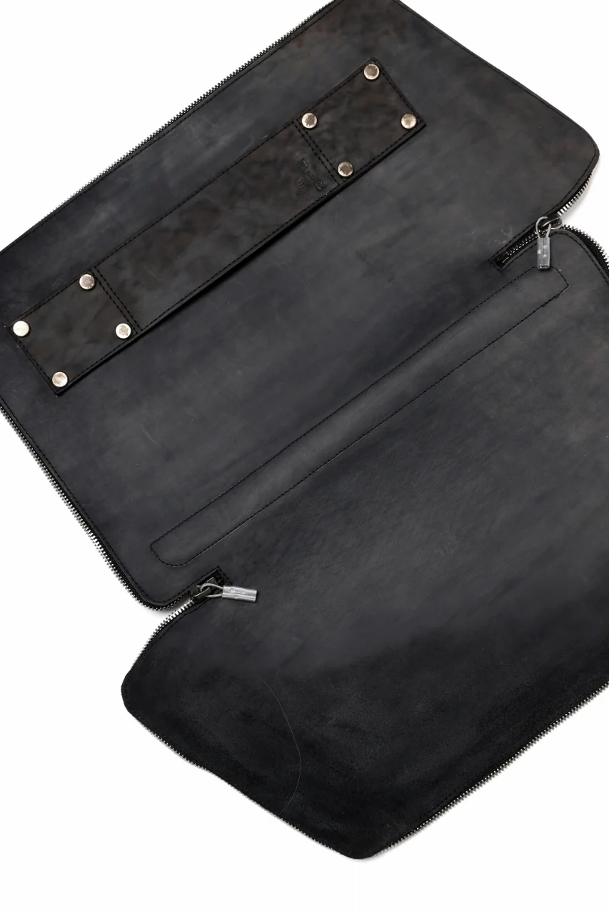 ierib onepiece clutch-bag / Shell Cordovan (MARBLE GREY #A) - Image 2