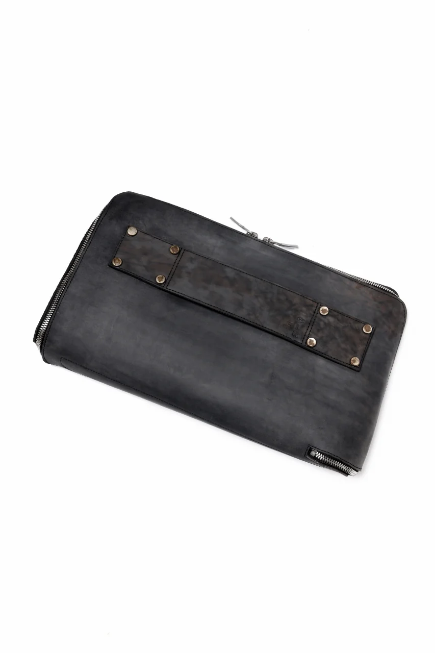 ierib onepiece clutch-bag / Shell Cordovan (MARBLE GREY #A) - Image 3