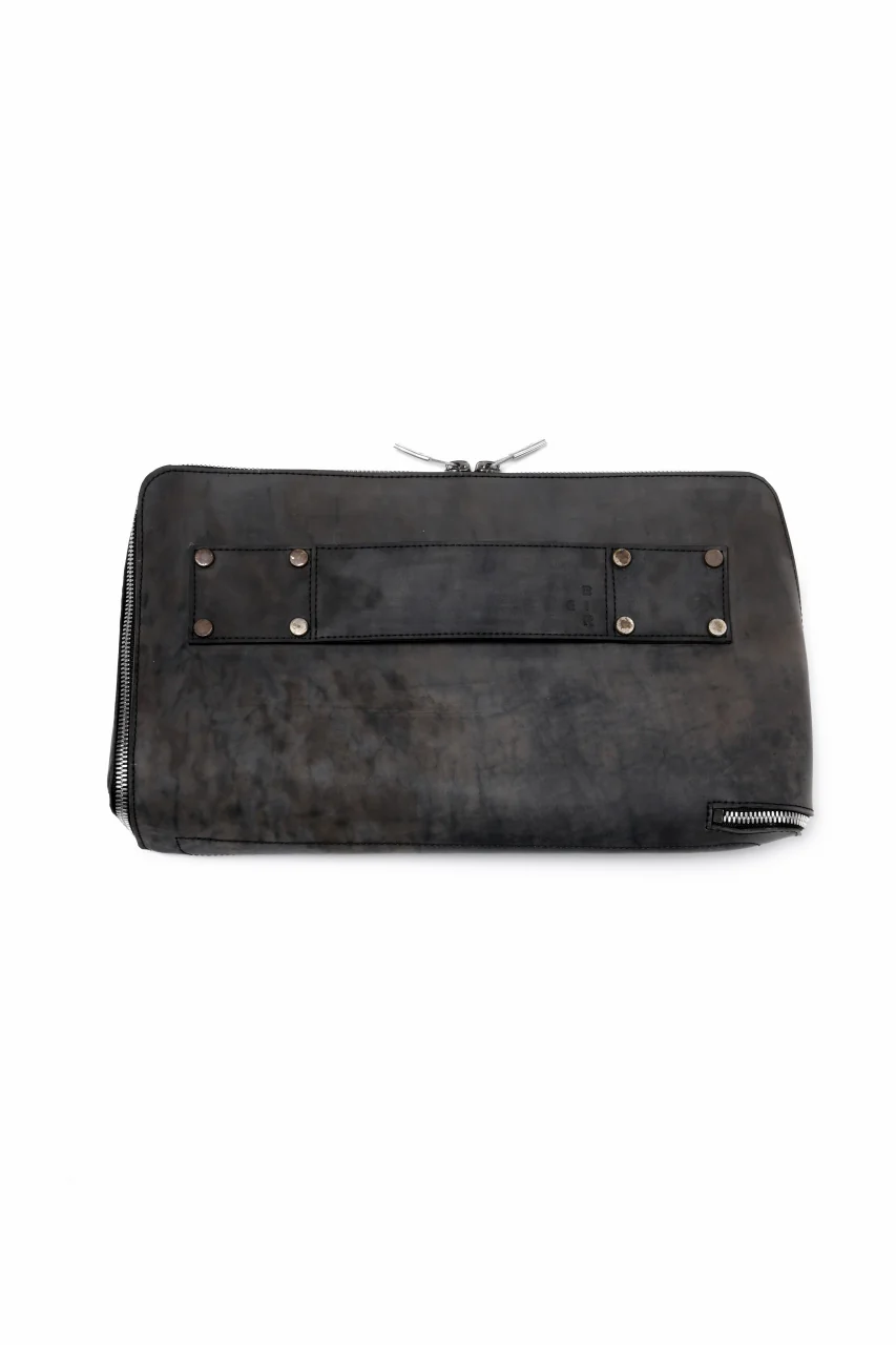 ierib onepiece clutch-bag / Shell Cordovan (MARBLE GREY #B)