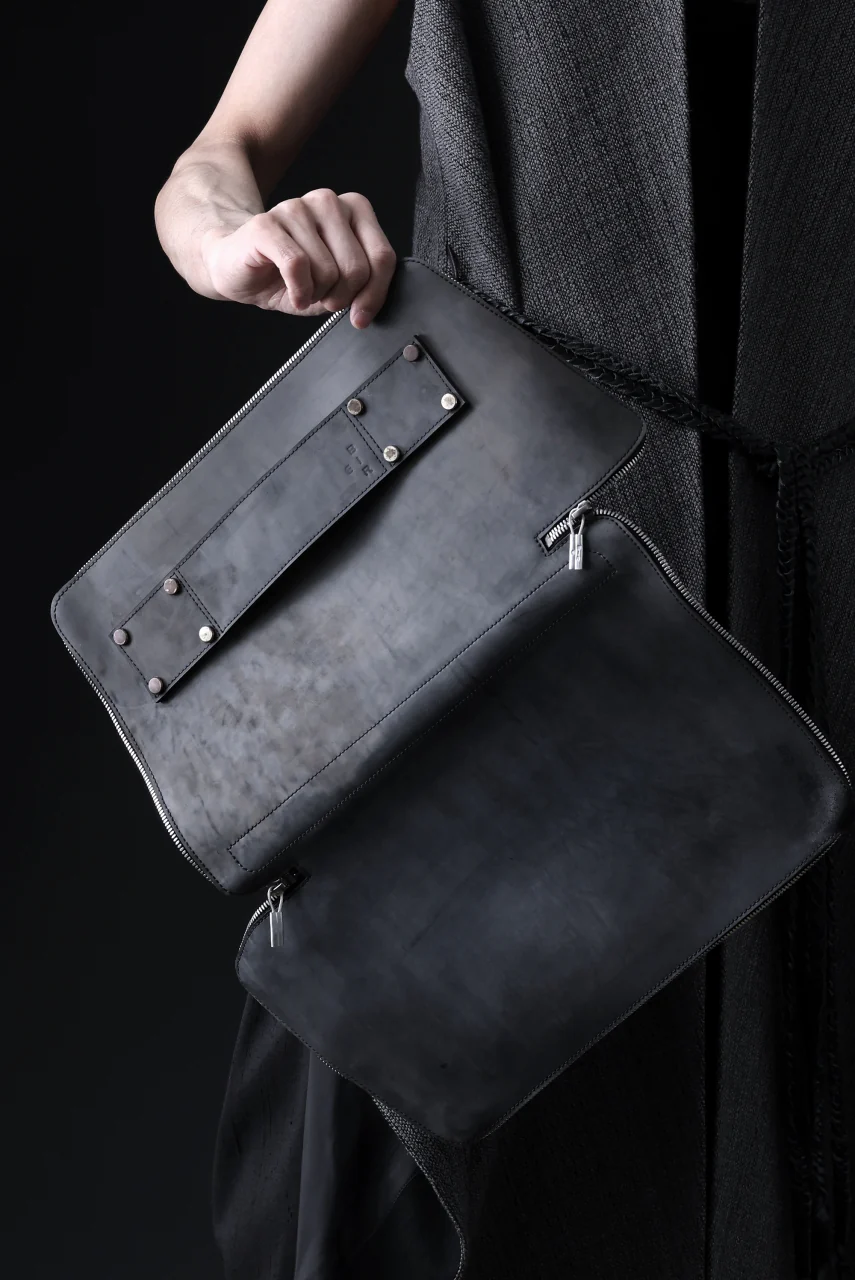 ierib onepiece clutch-bag / Shell Cordovan (MARBLE GREY #B) - Image 28