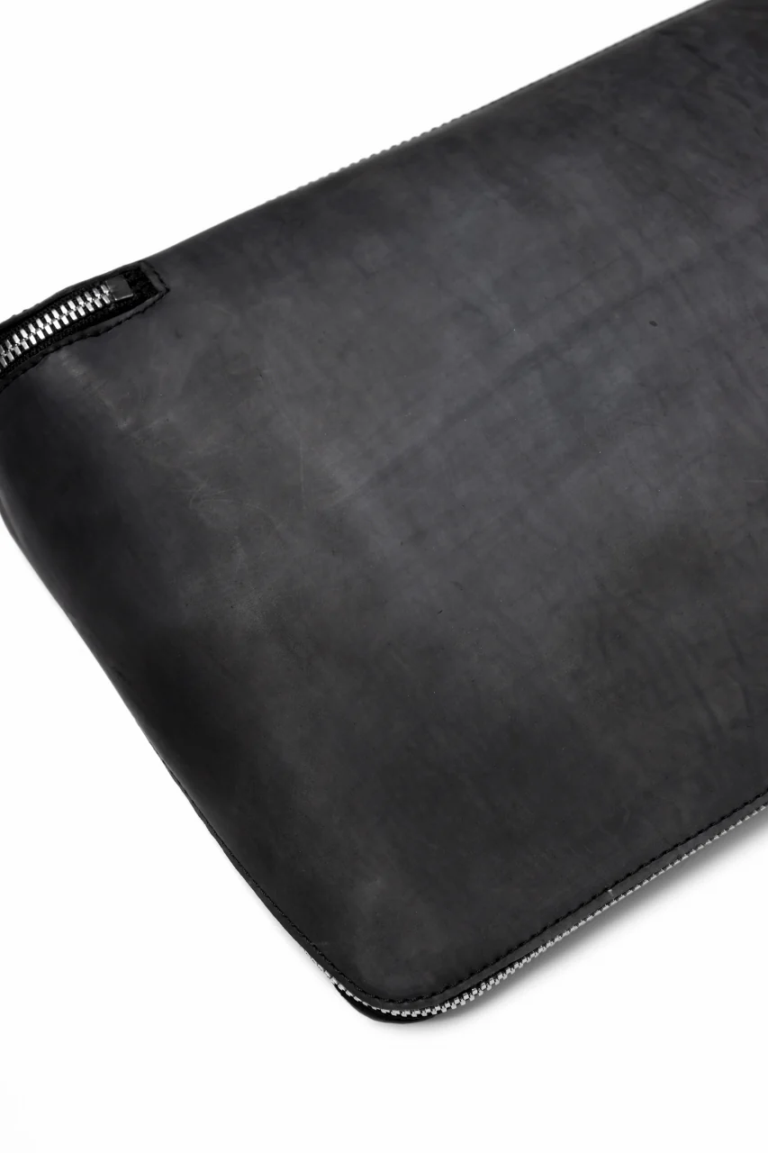 ierib onepiece clutch-bag / Shell Cordovan (MARBLE GREY #B) - Image 4