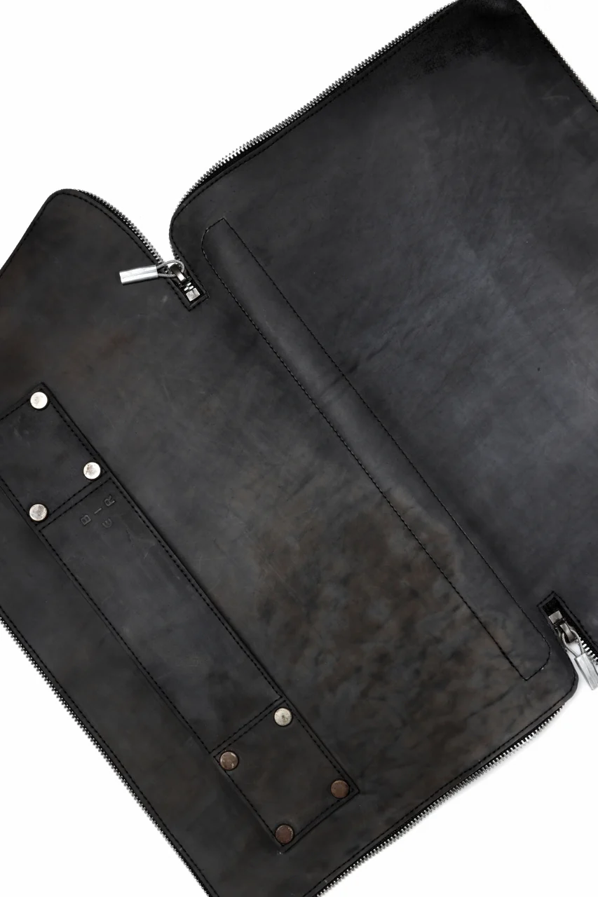 ierib onepiece clutch-bag / Shell Cordovan (MARBLE GREY #B) - Image 5