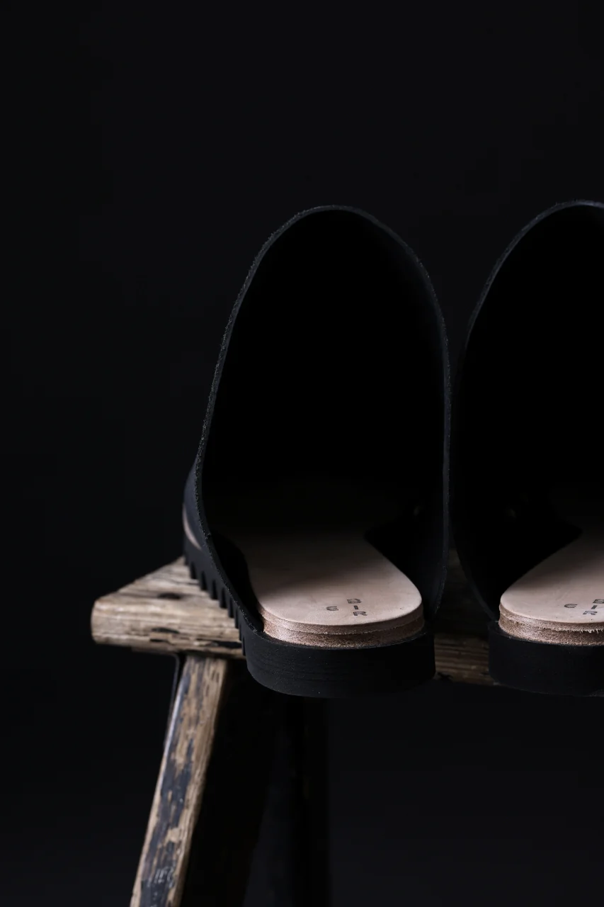 ierib onepiece slip-on shoes / Marble Cordovan (BLACK) - Image 46