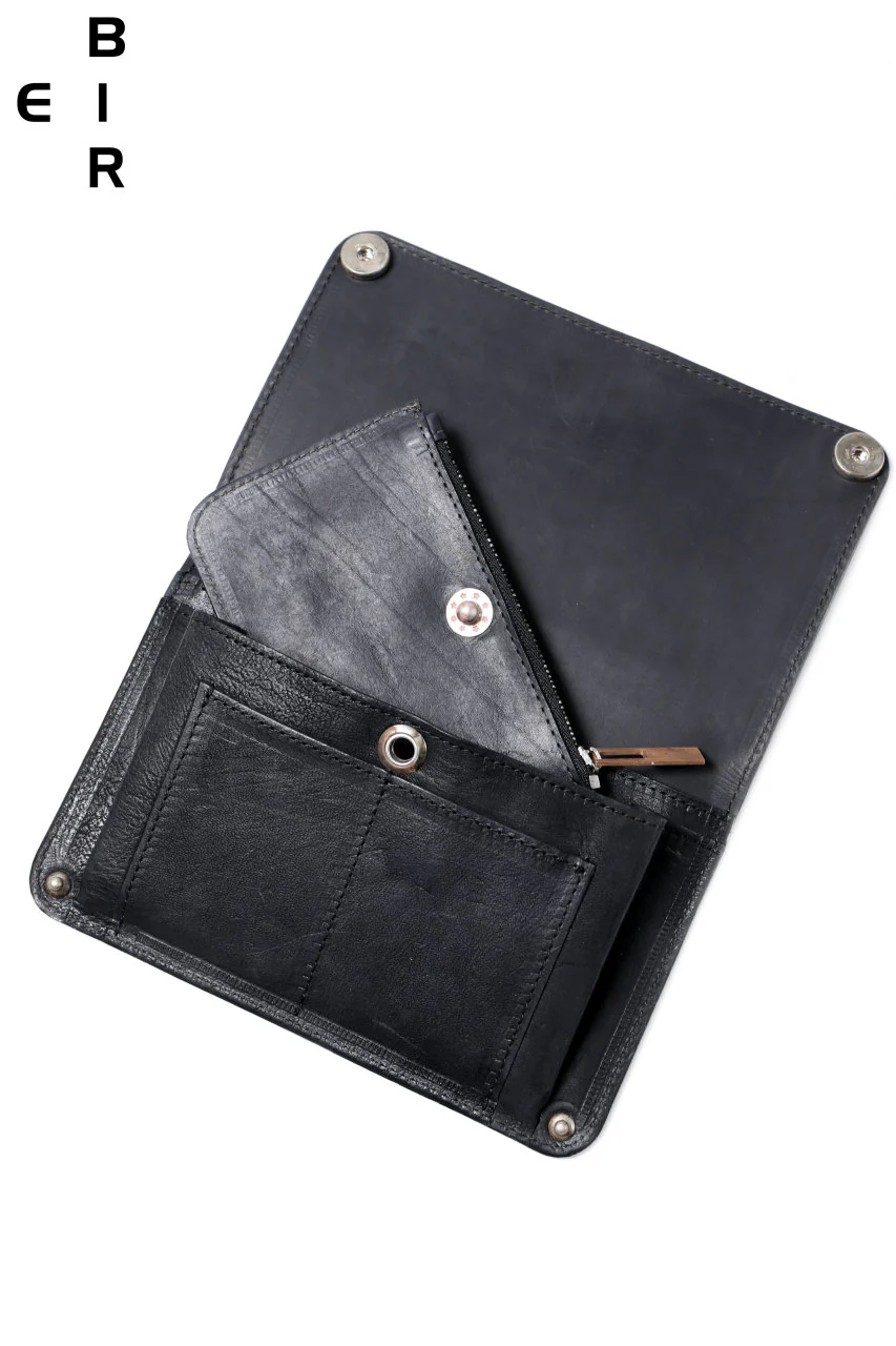 ierib Removal Long Wallet / Guidi Fiore (BLACK) - Image 9