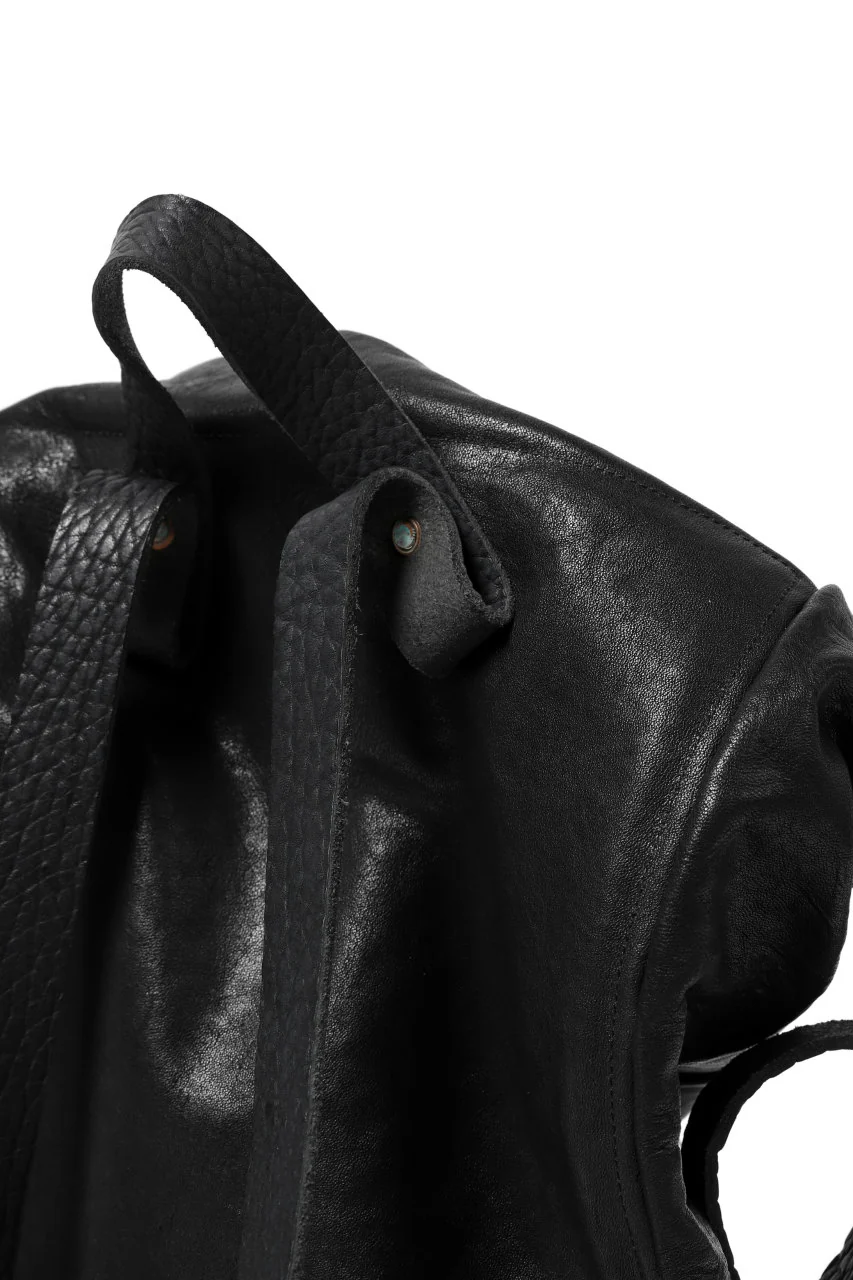 ierib roll top ruck sack #2 / FVT Oiled Horse (BLACK) - Image 19