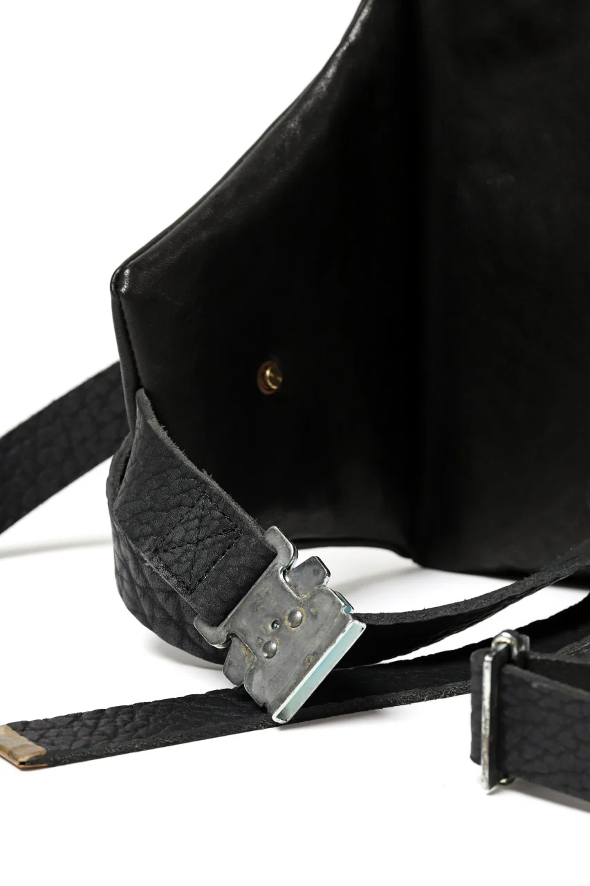 ierib roll top ruck sack #2 / FVT Oiled Horse (BLACK) - Image 21