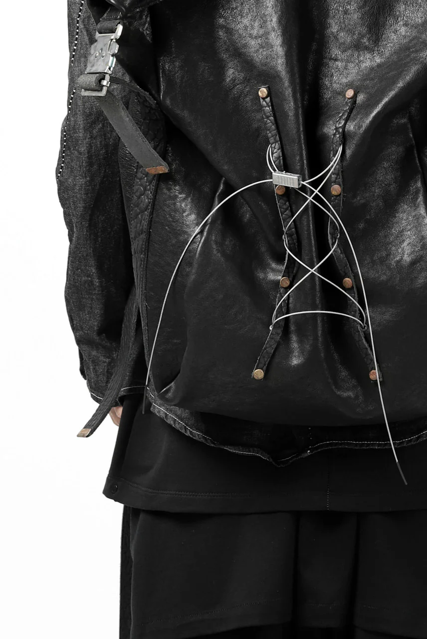 ierib roll top ruck sack #2 / FVT Oiled Horse (BLACK) - Image 52