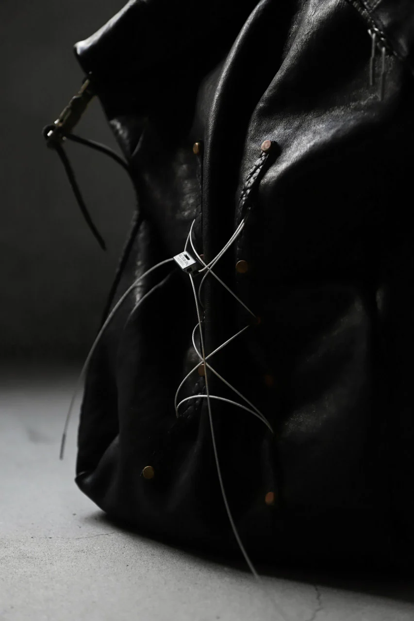 ierib roll top ruck sack #2 / FVT Oiled Horse (BLACK) - Image 57