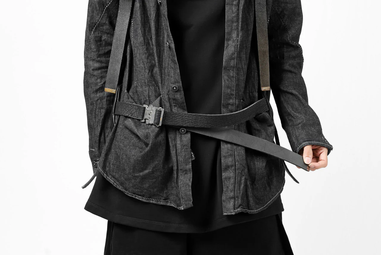ierib roll top ruck sack #2 / FVT Oiled Horse (BLACK) - Image 62