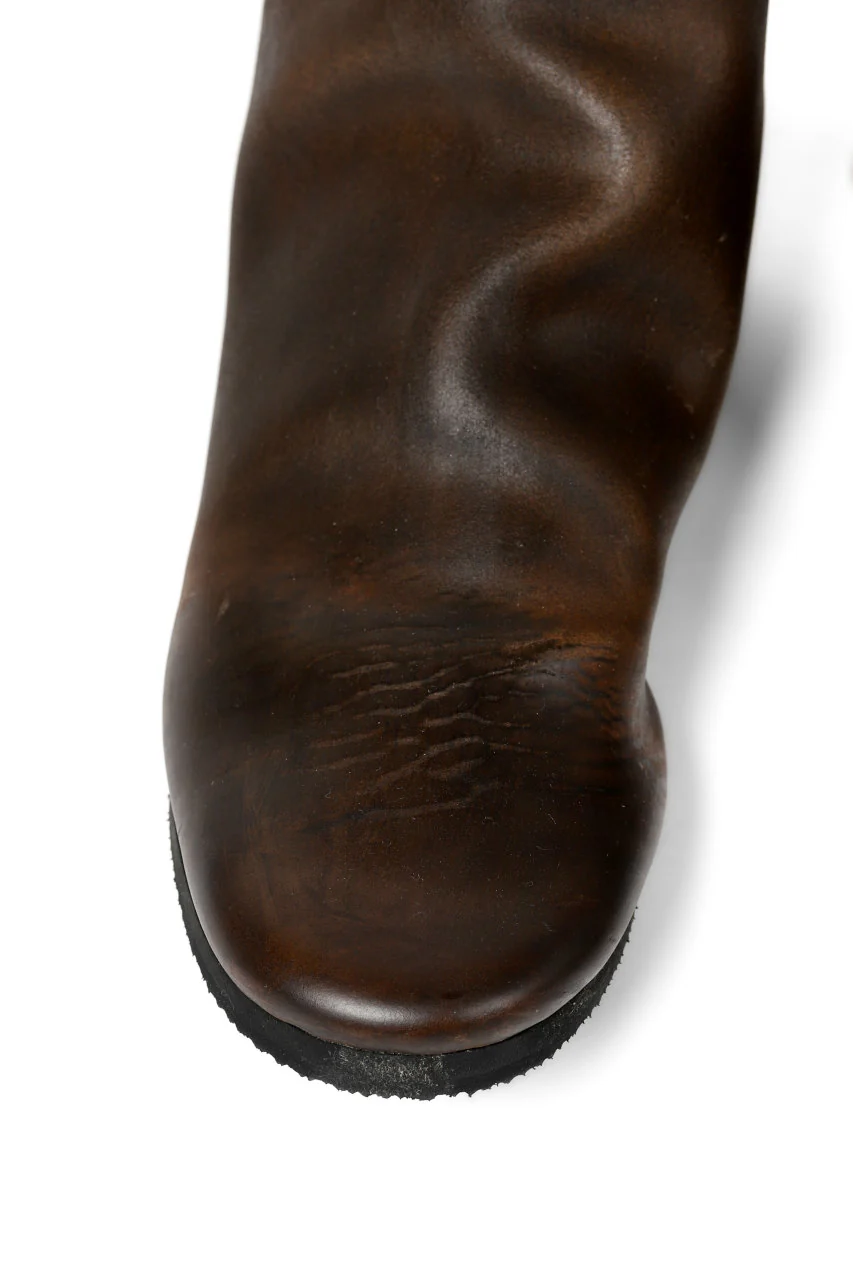 ierib slip on shoes / Roughout Cordovan (BROWN) - Image 15