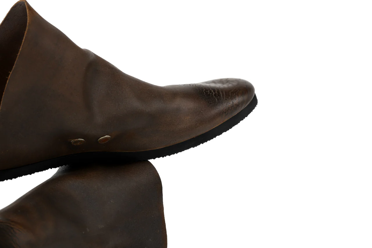 ierib slip on shoes / Roughout Cordovan (BROWN) - Image 22