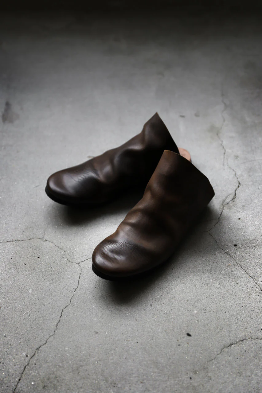 ierib slip on shoes / Roughout Cordovan (BROWN) - Image 25