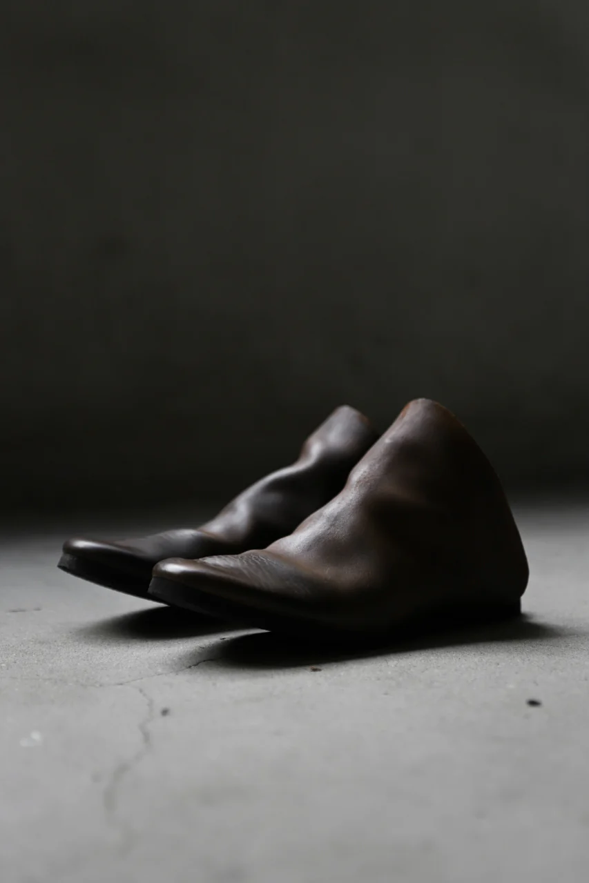 ierib slip on shoes / Roughout Cordovan (BROWN) - Image 26
