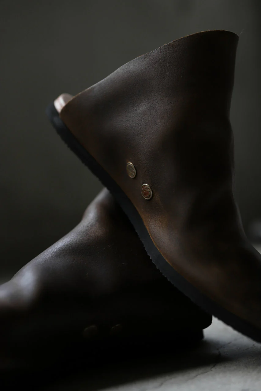 ierib slip on shoes / Roughout Cordovan (BROWN) - Image 29