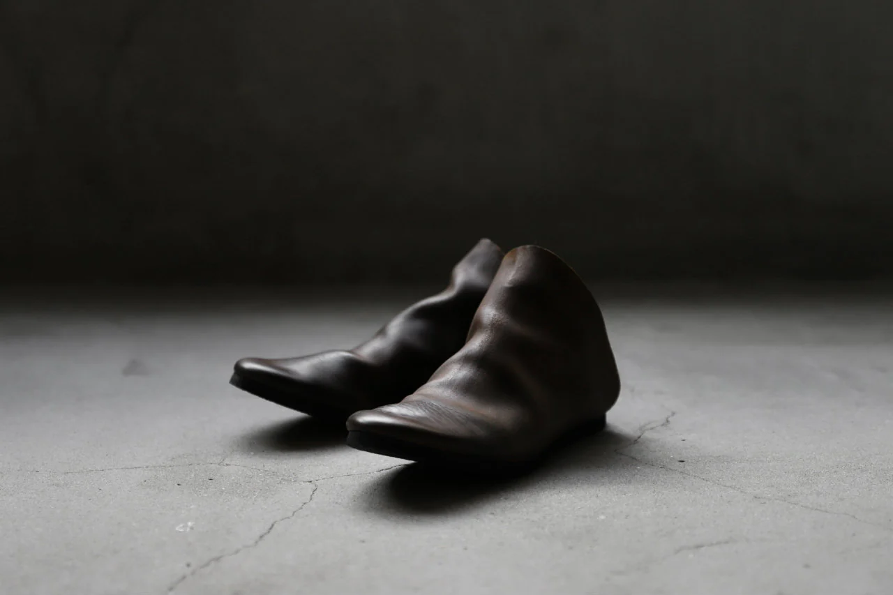 ierib slip on shoes / Roughout Cordovan (BROWN) - Image 32