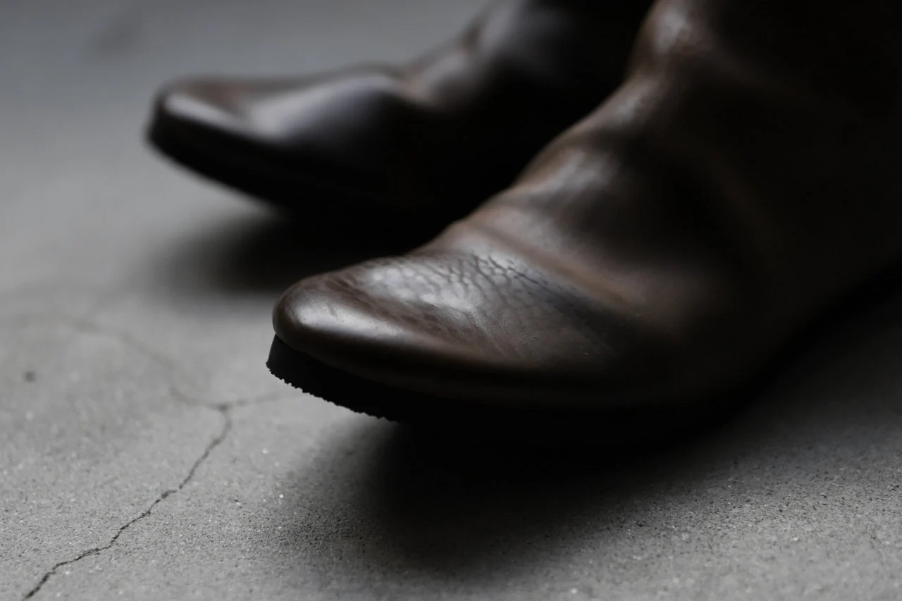 ierib slip on shoes / Roughout Cordovan (BROWN) - Image 33