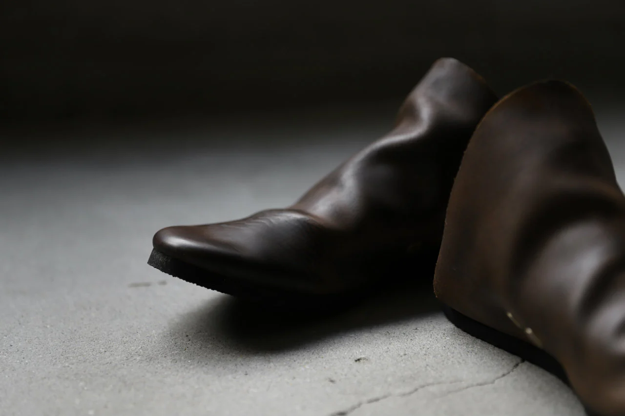 ierib slip on shoes / Roughout Cordovan (BROWN) - Image 35
