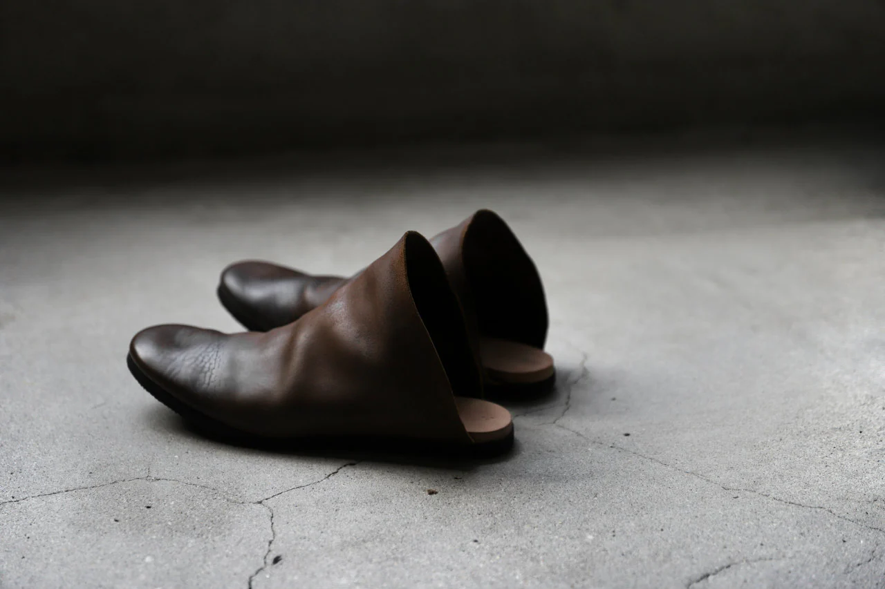 ierib slip on shoes / Roughout Cordovan (BROWN) - Image 39
