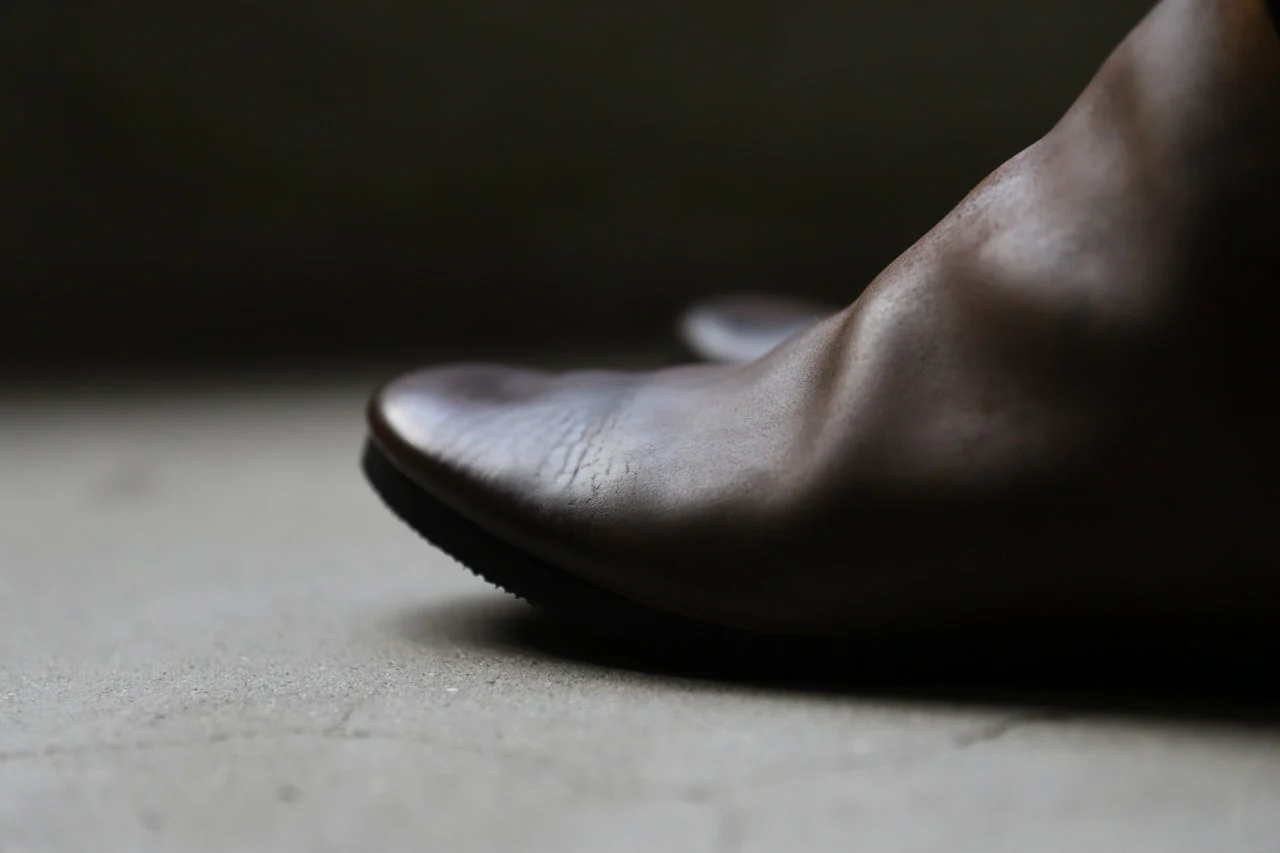 ierib slip on shoes / Roughout Cordovan (BROWN) - Image 40