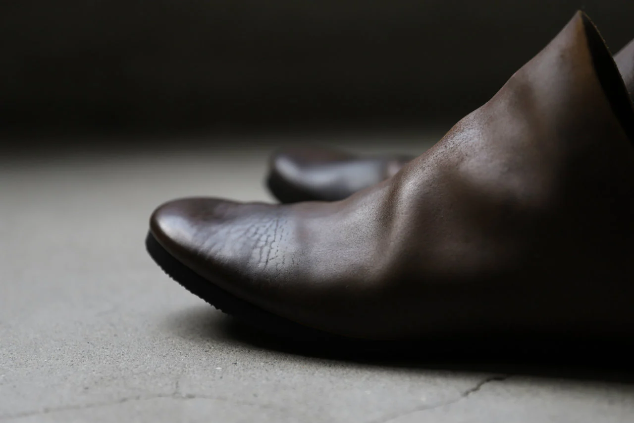 ierib slip on shoes / Roughout Cordovan (BROWN) - Image 41