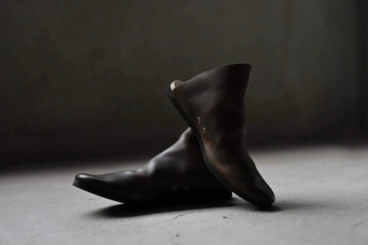 ierib slip on shoes / Roughout Cordovan (BROWN) - Image 42