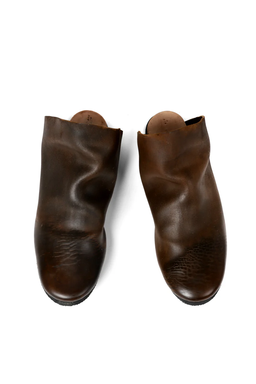 ierib slip on shoes / Roughout Cordovan (BROWN) - Image 6