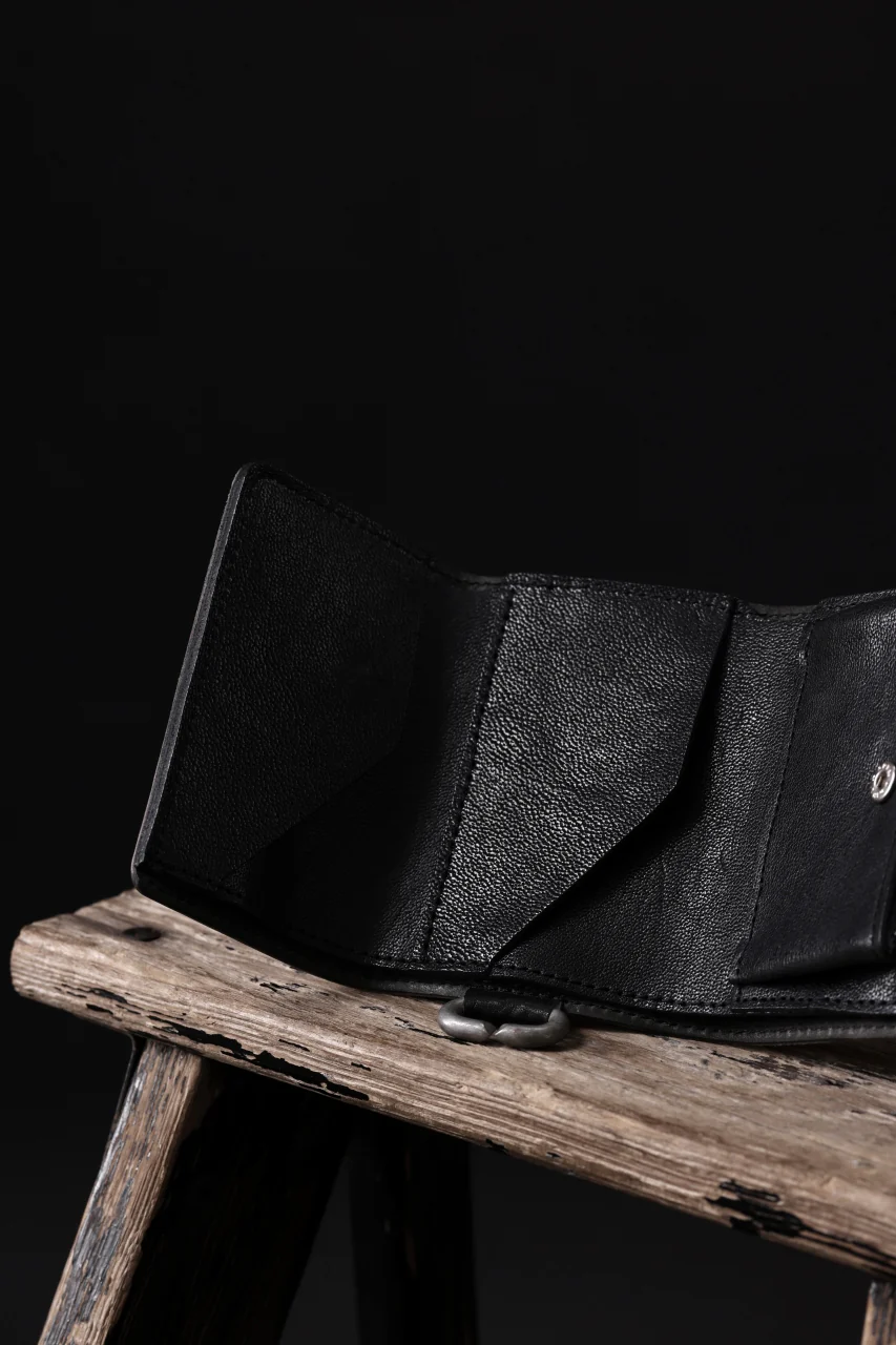 ierib smart folding neck wallet / Marble Cordovan (BLACK-C) - Image 10