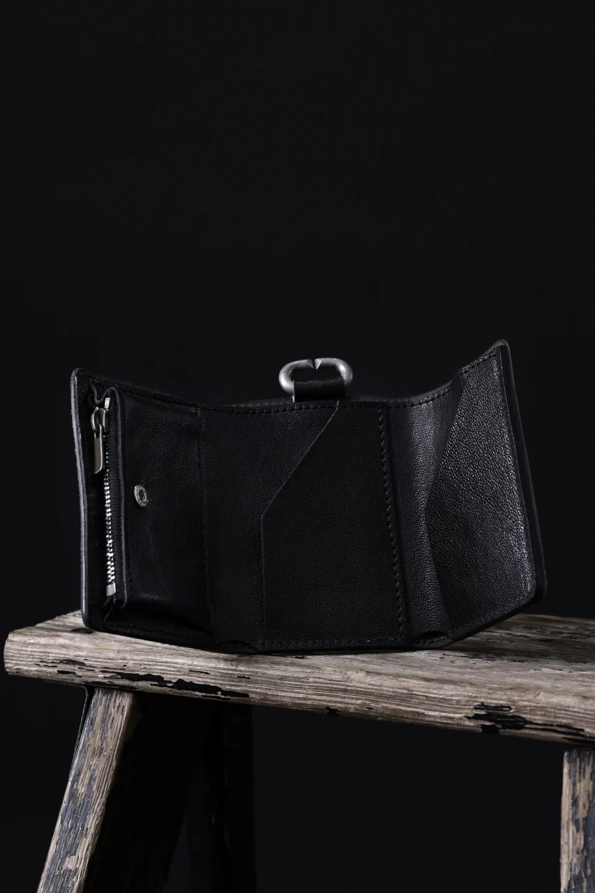 ierib smart folding neck wallet / Marble Cordovan (GREY-B) - Image 9