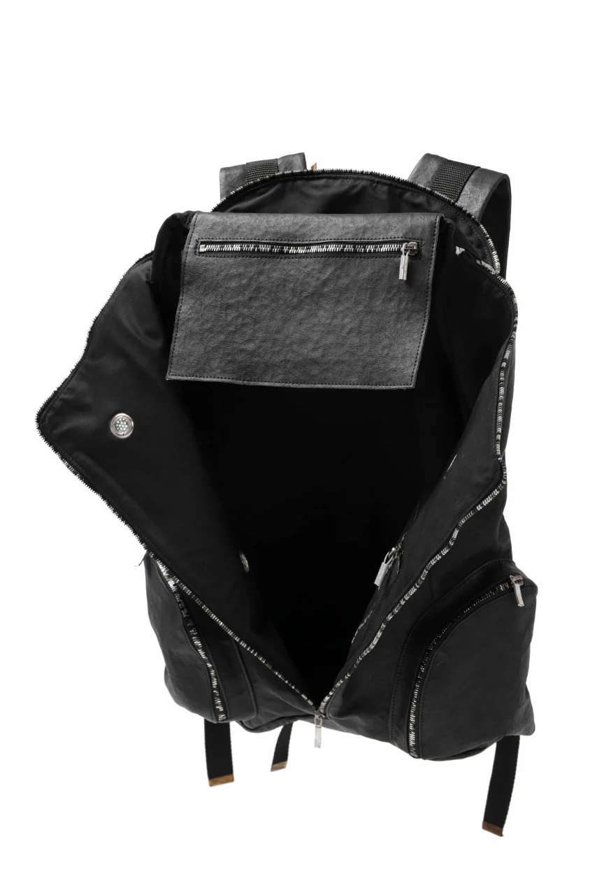ierib NEW SMAT RUCKSACK / DYNEEMA Leather (BLACK) - Image 11