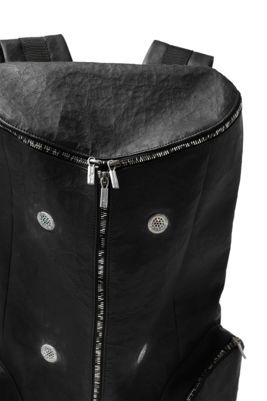 ierib NEW SMAT RUCKSACK / DYNEEMA Leather (BLACK) - Image 13