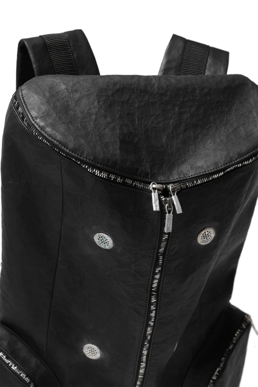 ierib NEW SMAT RUCKSACK / DYNEEMA Leather (BLACK) - Image 14