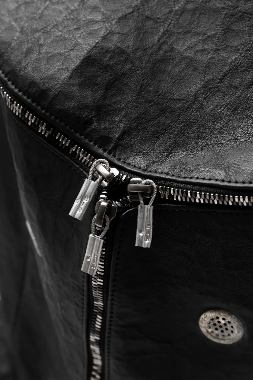 ierib NEW SMAT RUCKSACK / DYNEEMA Leather (BLACK) - Image 16