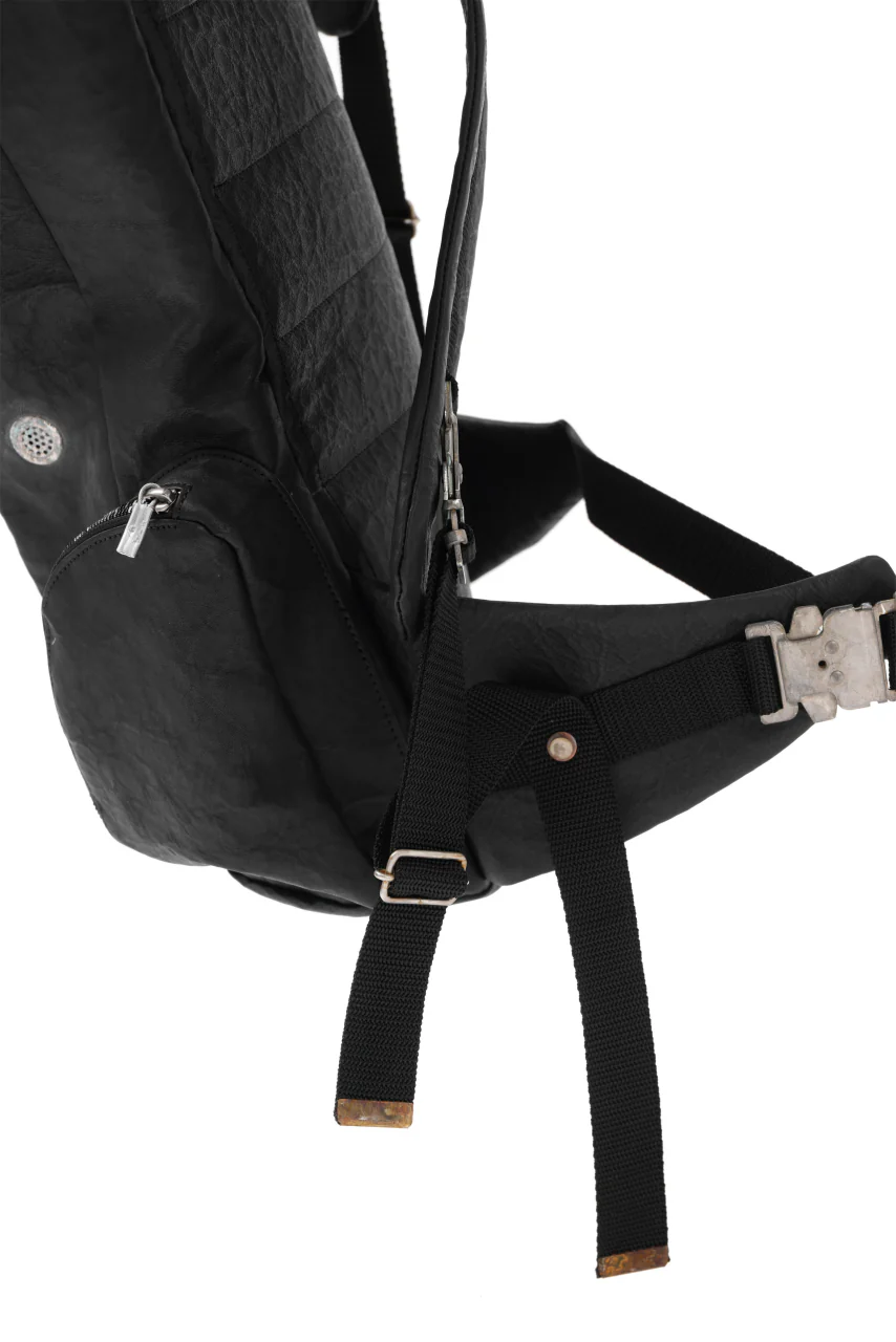ierib NEW SMAT RUCKSACK / DYNEEMA Leather (BLACK) - Image 18