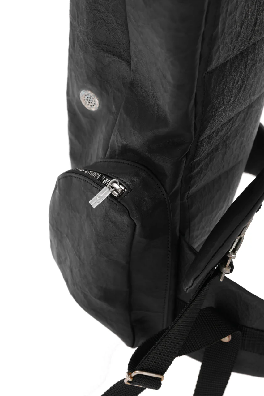 ierib NEW SMAT RUCKSACK / DYNEEMA Leather (BLACK) - Image 19
