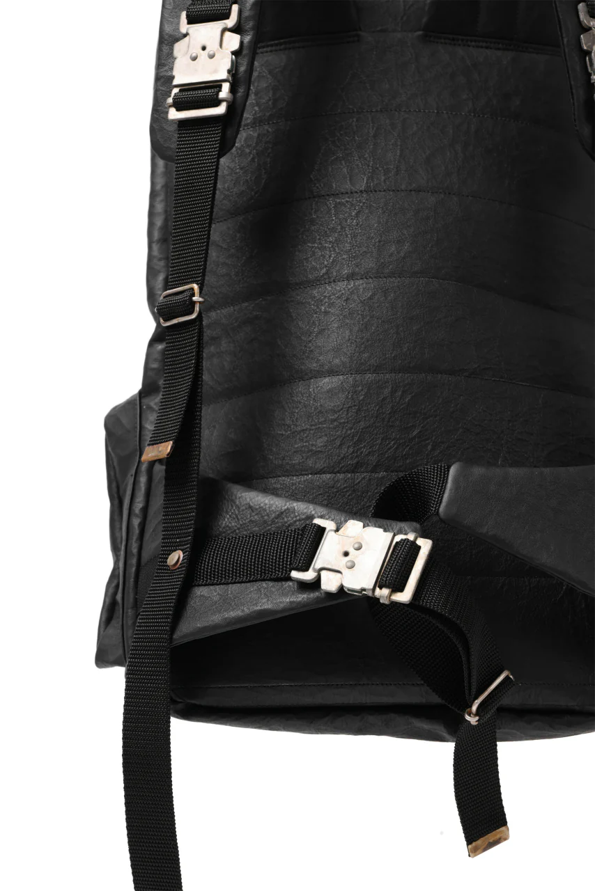 ierib NEW SMAT RUCKSACK / DYNEEMA Leather (BLACK) - Image 22