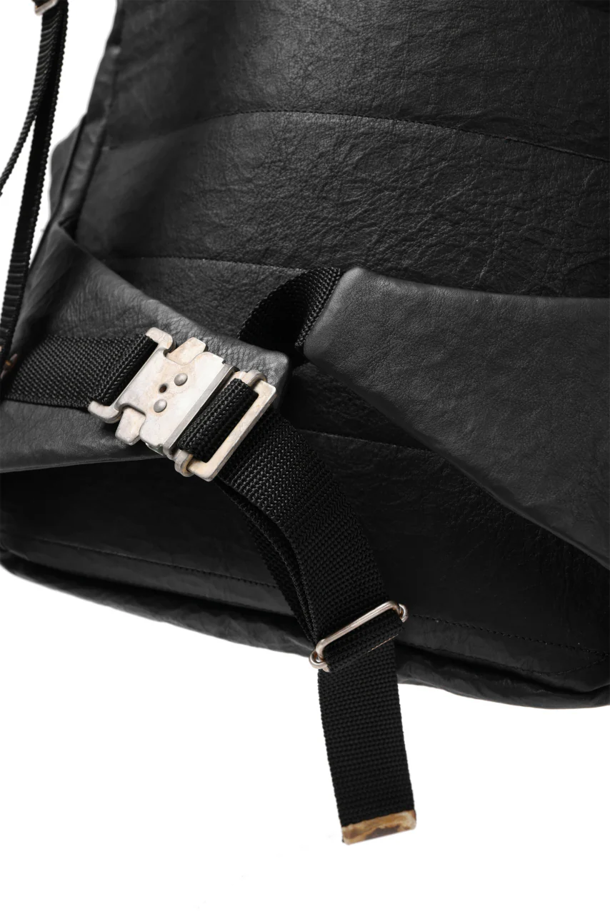 ierib NEW SMAT RUCKSACK / DYNEEMA Leather (BLACK) - Image 23