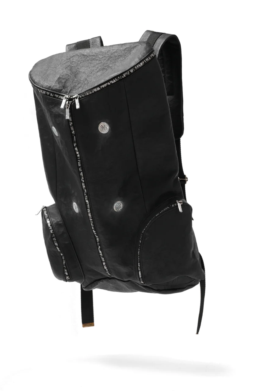 ierib NEW SMAT RUCKSACK / DYNEEMA Leather (BLACK) - Image 3