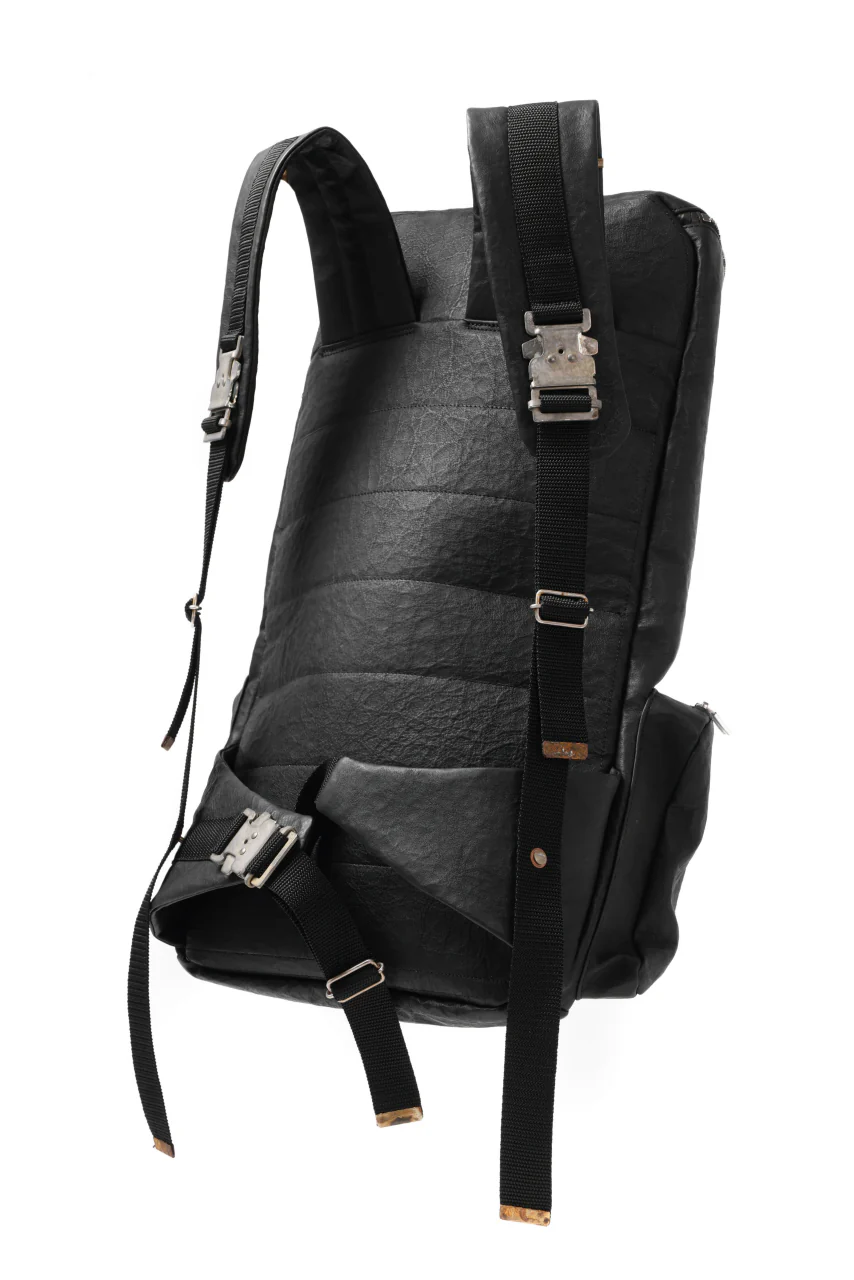 ierib NEW SMAT RUCKSACK / DYNEEMA Leather (BLACK) - Image 4