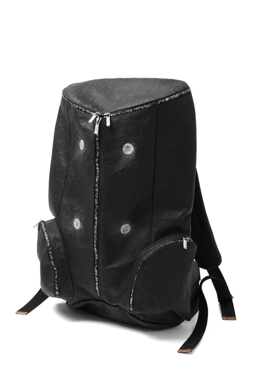 ierib NEW SMAT RUCKSACK / DYNEEMA Leather (BLACK) - Image 9