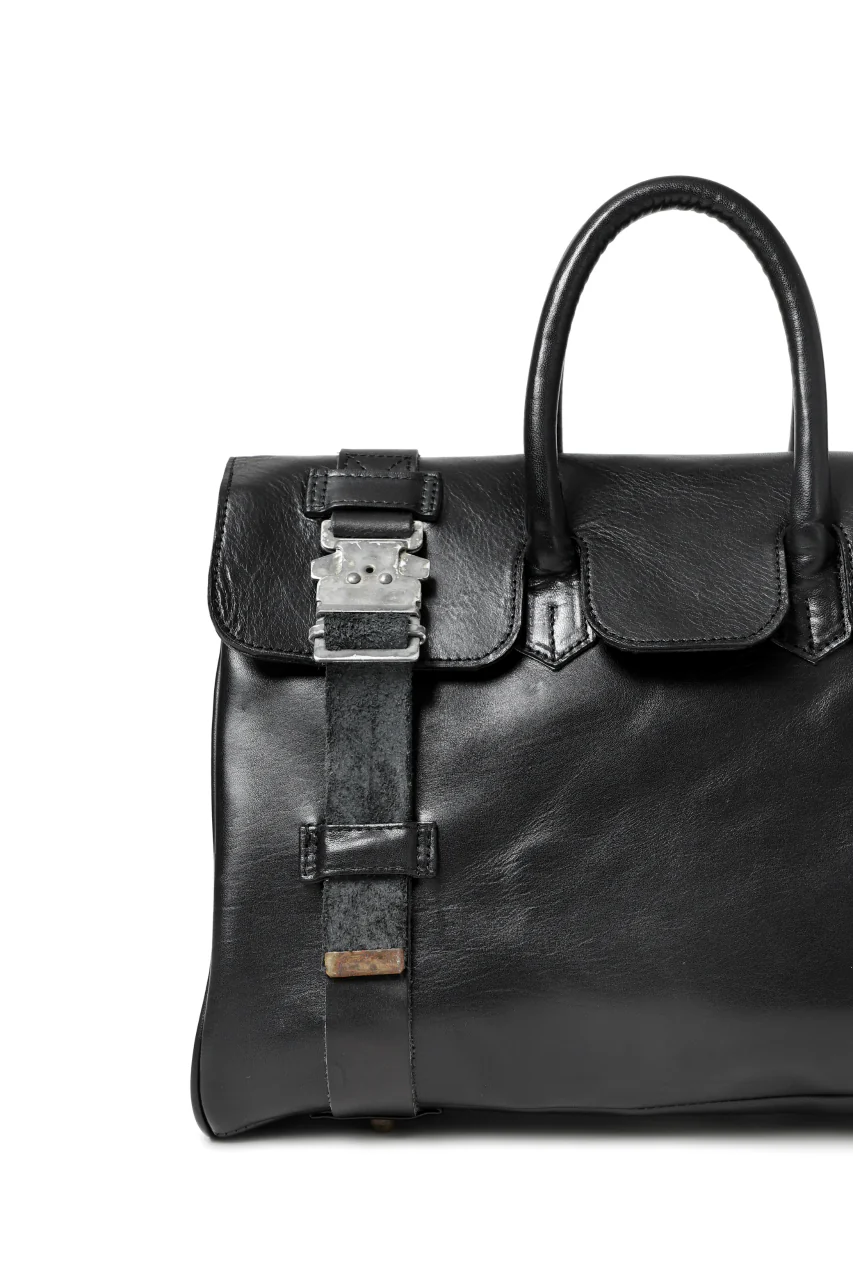 ierib VOYGER 30 HAND BAG / smooth horse leather (BLACK) - Image 14