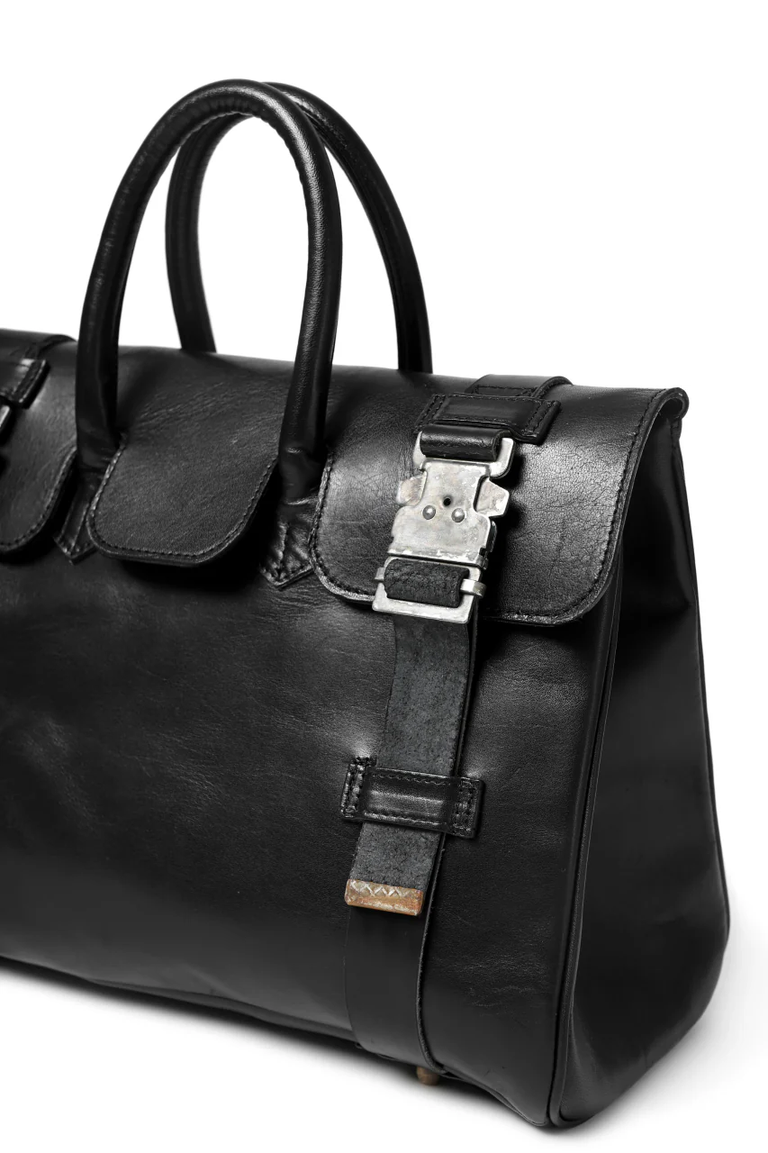 ierib VOYGER 30 HAND BAG / smooth horse leather (BLACK) - Image 16