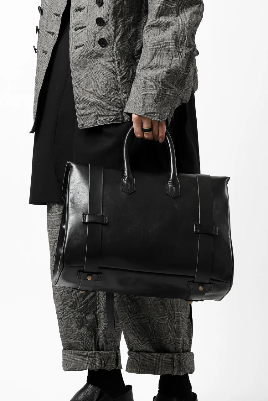 ierib VOYGER 30 HAND BAG / smooth horse leather (BLACK) - Image 24