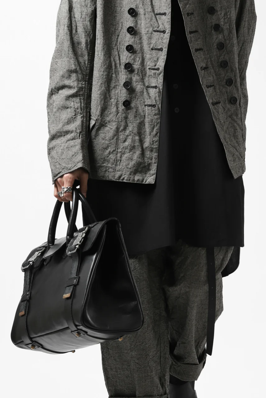 ierib VOYGER 30 HAND BAG / smooth horse leather (BLACK) - Image 27