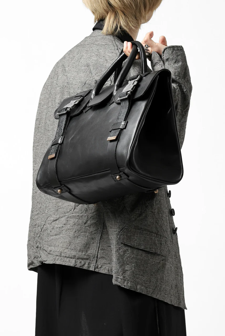 ierib VOYGER 30 HAND BAG / smooth horse leather (BLACK) - Image 5