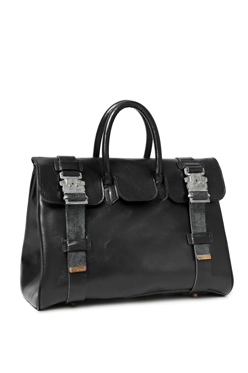 ierib VOYGER 30 HAND BAG / smooth horse leather (BLACK) - Image 7