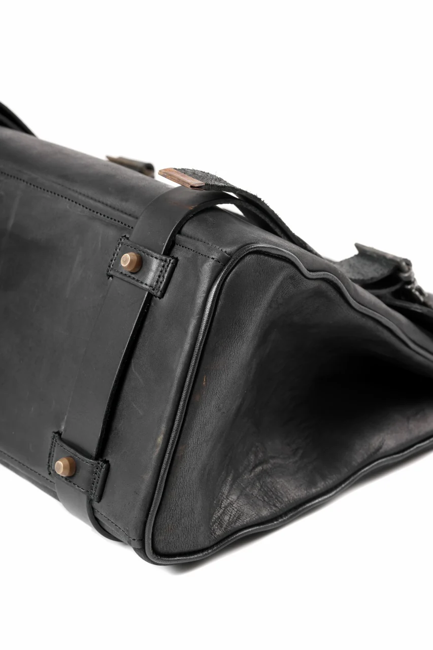 ierib Voyger 37 Hand Bag / Horse Nubuck Leather (BLACK) - Image 13