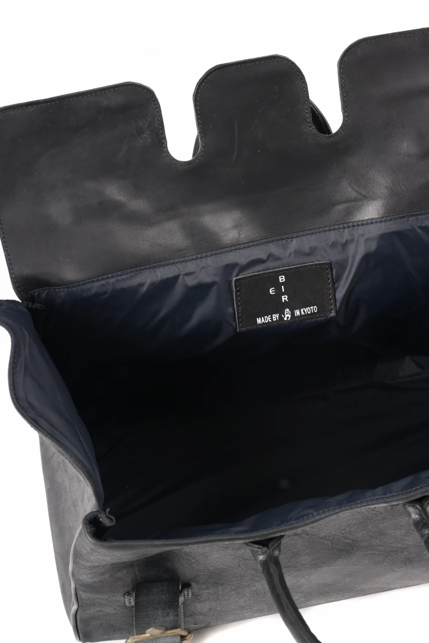 ierib Voyger 37 Hand Bag / Horse Nubuck Leather (BLACK) - Image 15
